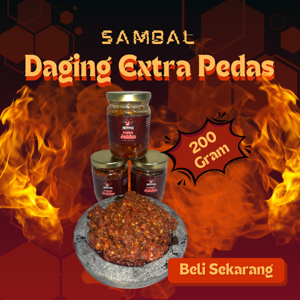 

Sambal Jahim dengan Topping Daging Sapi 200g: Kombinasi Sempurna Antara Pedas dan Gurih!