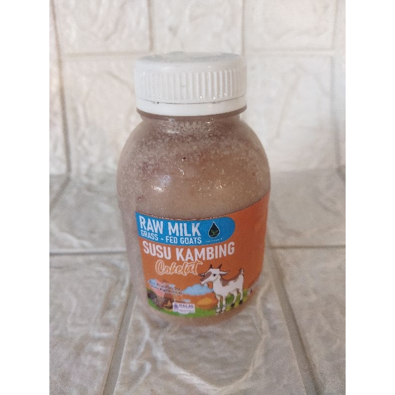 

GRAS FED RAW GOAT MILK BY PURE ORGANIK I SUSU KAMBING COKLAT 250 ML
