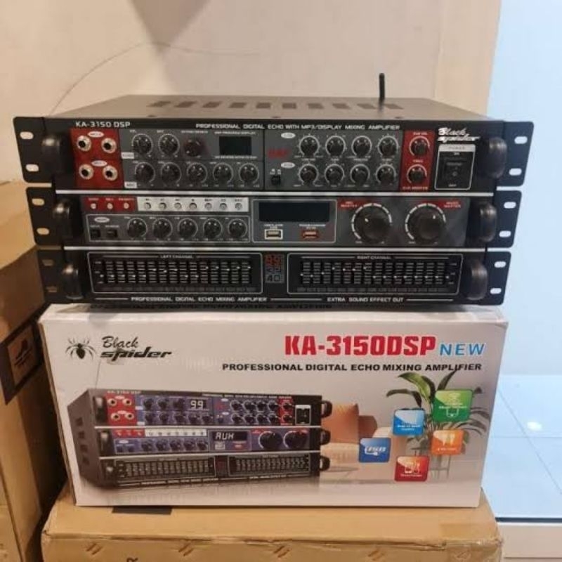 Power Amplifier Black Spider KA-3150 DSP NEW | 99 DSP
