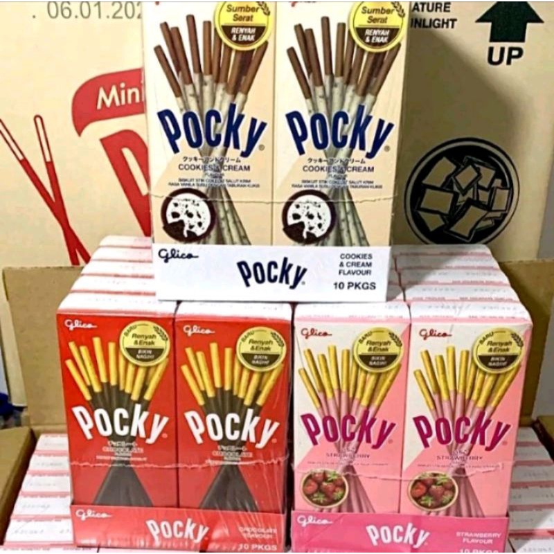 

Pocky Mini Box Glico Kemasan 20 Gram 1 Paket Isi 10pcs