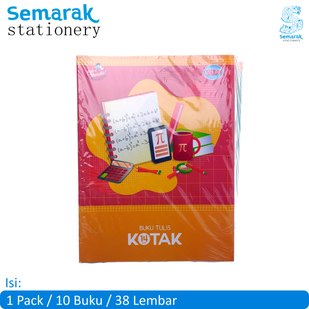 

SiDU Sinar Dunia Matematika Mandarin Buku Kotak Besar [1 Pack / 10 Buku / 38 Lembar]
