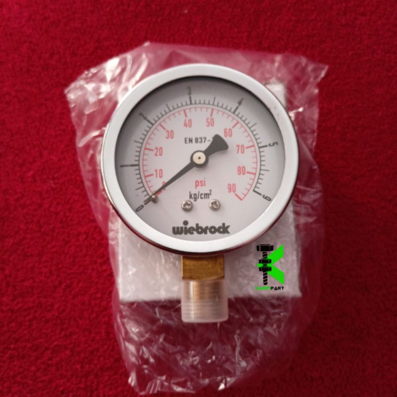 Manometer pressure gauge boiler setrika uap
