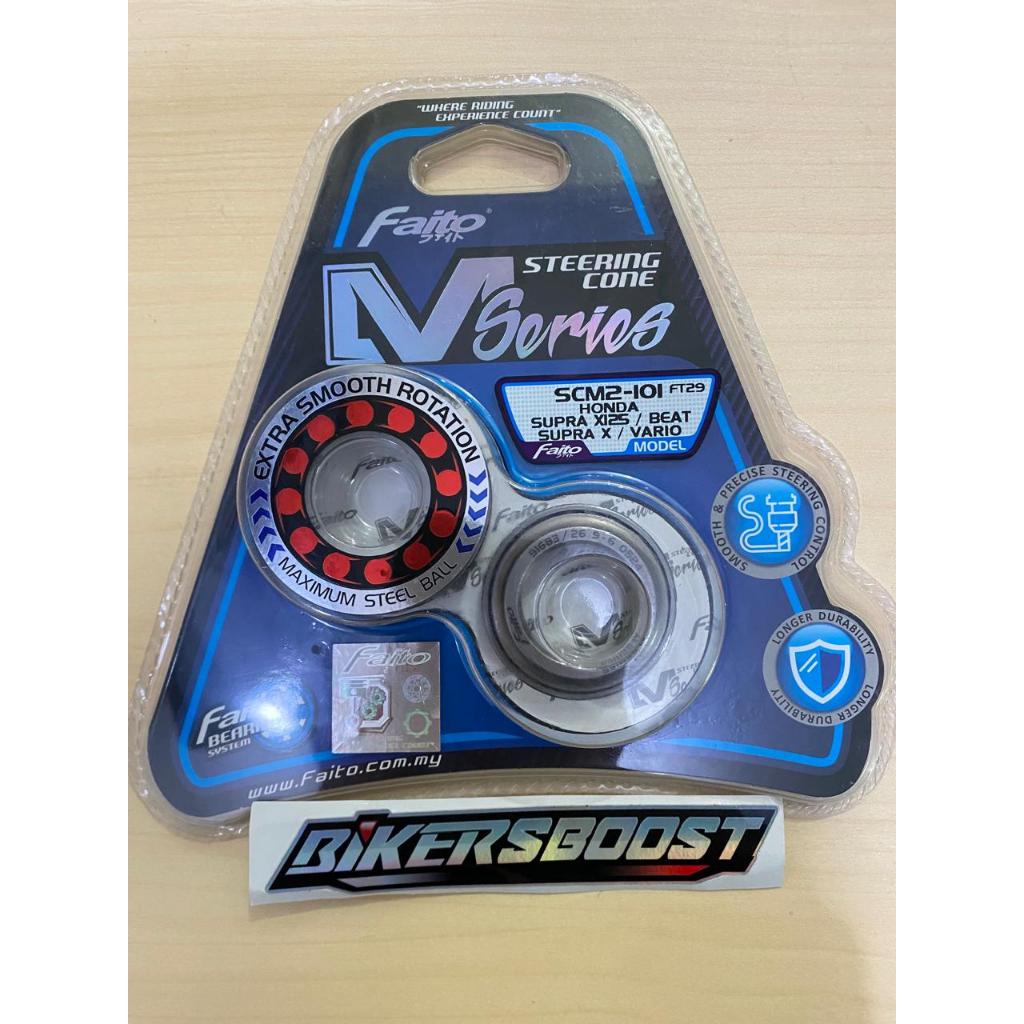 YTY Bearing Komstir Faito Honda Supra X125, Beat Supra X, Vario Steering Cone M-Series Extra Smooth