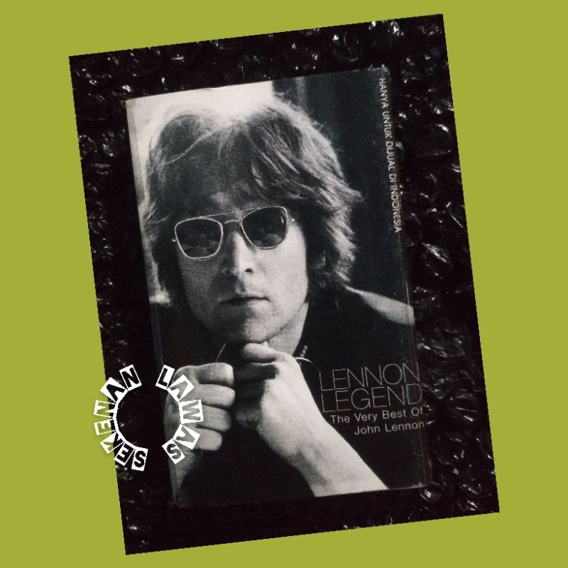 Kaset John Lennon - The Very Best Of (Cover Ada Isolatip Di Tiap Lipatan)