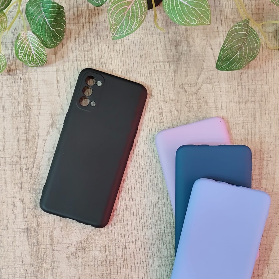 Case OPPO Reno 4 premium silicone full cover Anti Noda Jamur