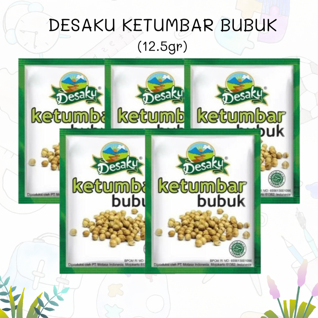 

KETUMBAR BUBUK DESAKU 12x12.5gr (Renceng)