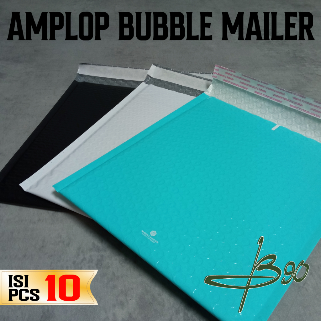 

Amplop Bubble Mailer Rusfet 23x26 cm / Amplop Bubble Envelope / Security Bag / Polybubble (10 pcs)