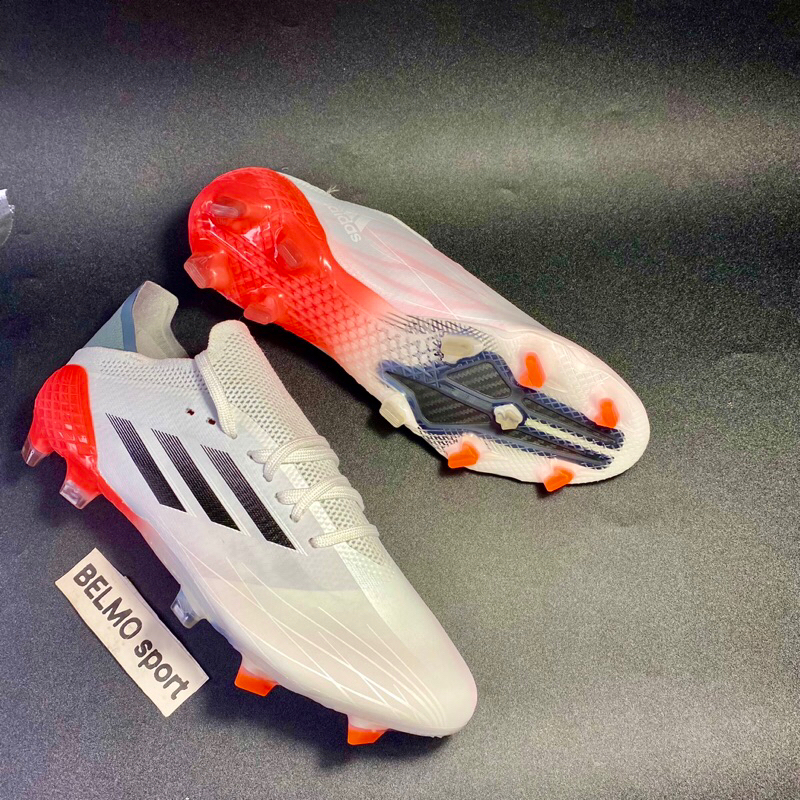Sepatu Bola Adidas X Speedflow .1 White Orange