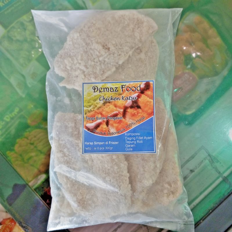 

Demaz Food Chicken Katsu 300g Isi 6 pcs Homemade