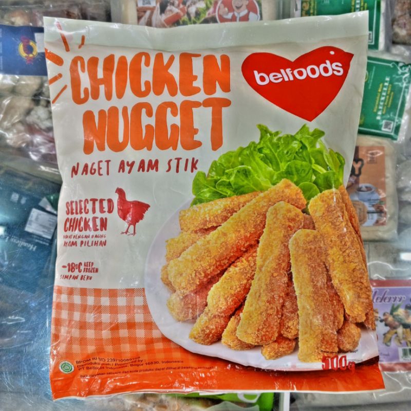 

Belfoods Favorite Nugget Stick 500gr / Nugget Stick / Nugget Panjang / Belfoods