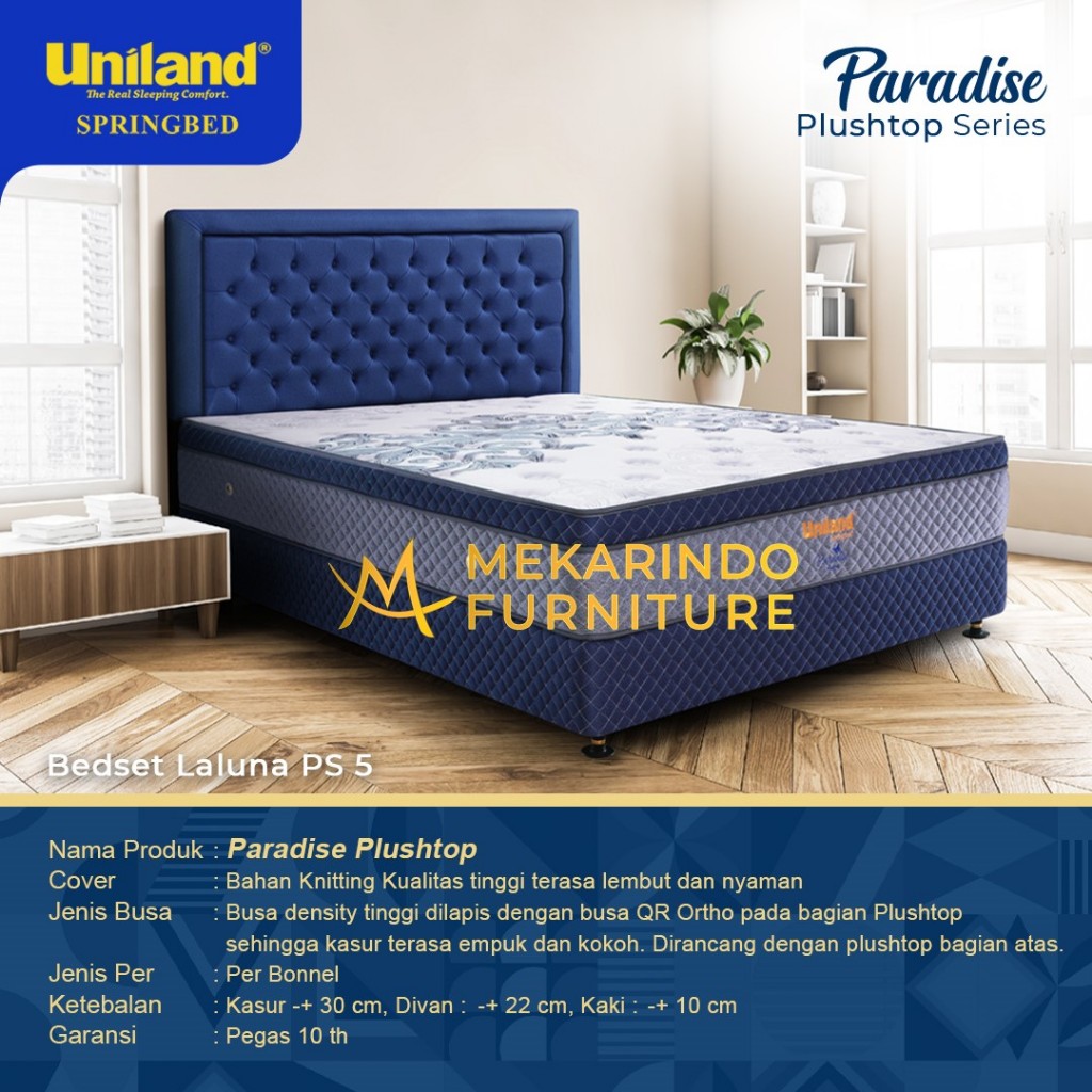 Springbed Uniland Paradise Plushtop 160 x 200