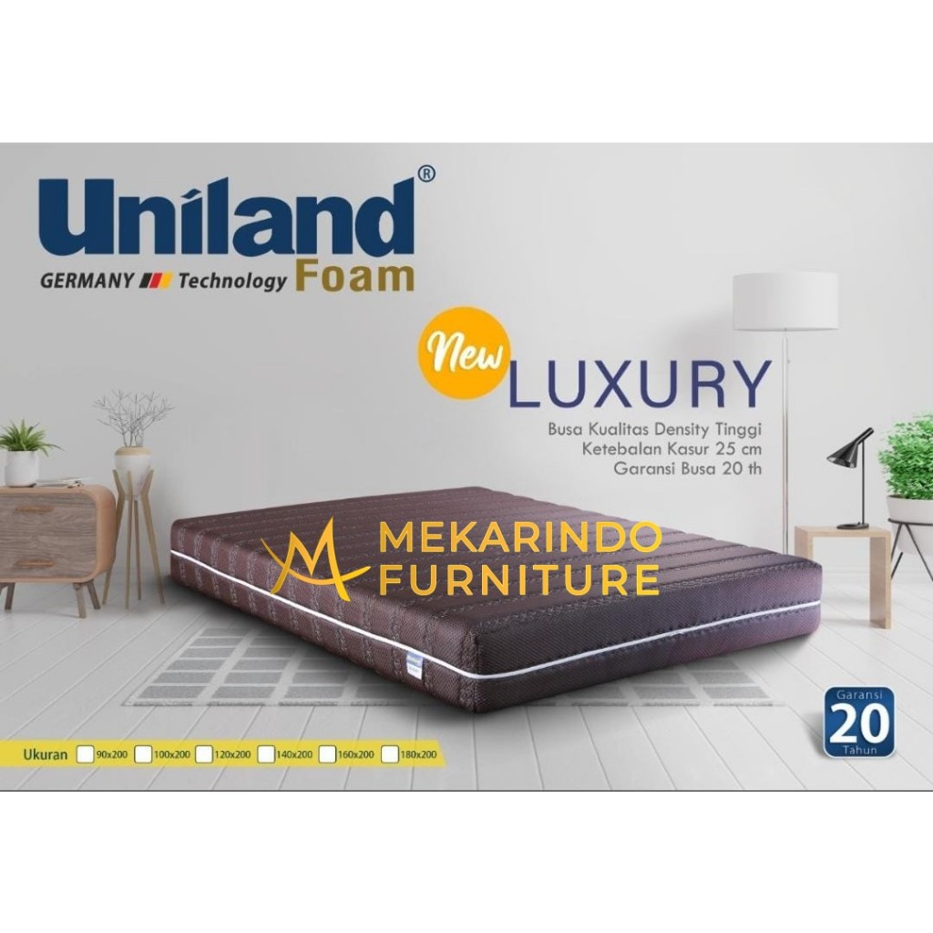 Matrass Uniland Busa Foam Tebal Luxury 90 x 200