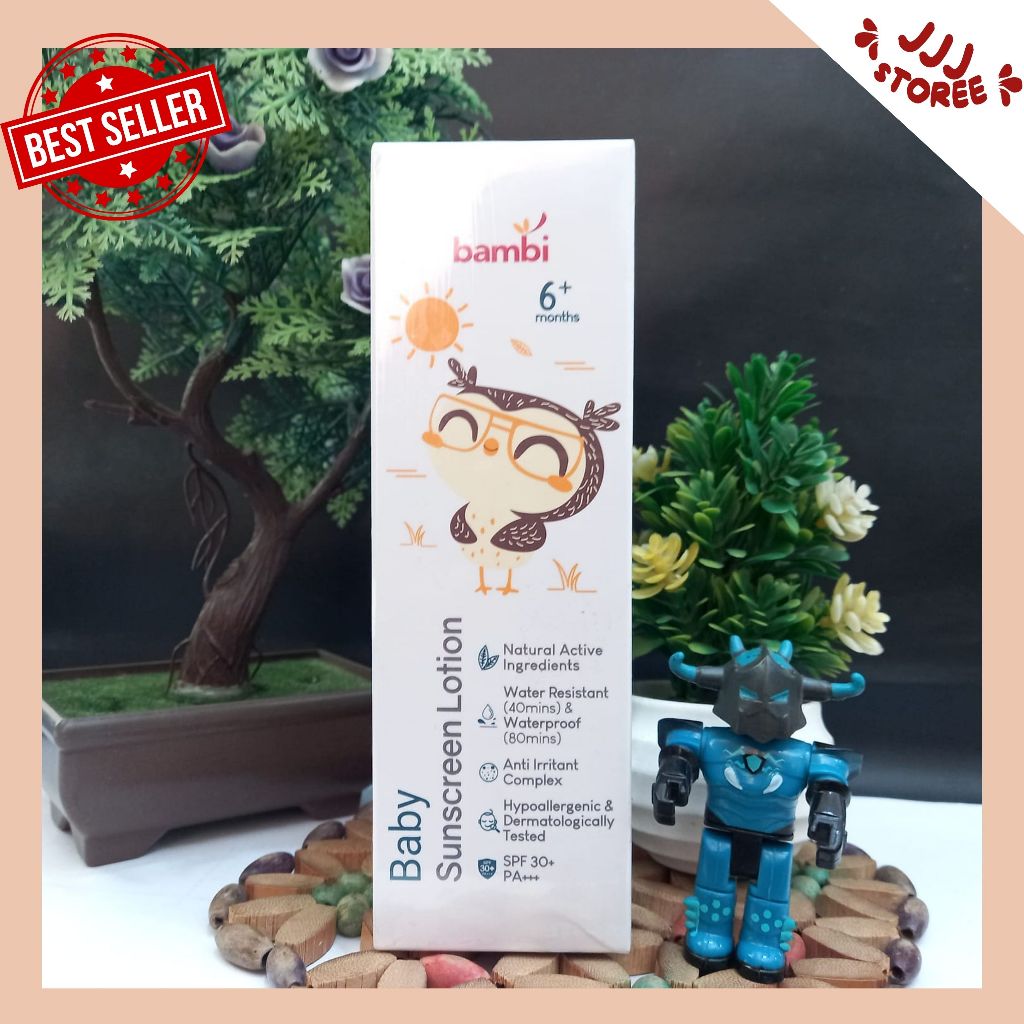Bambi Sunscreen Lotion SPF30+ 100ml - Sunblock Lotion - Sun Screen Bayi