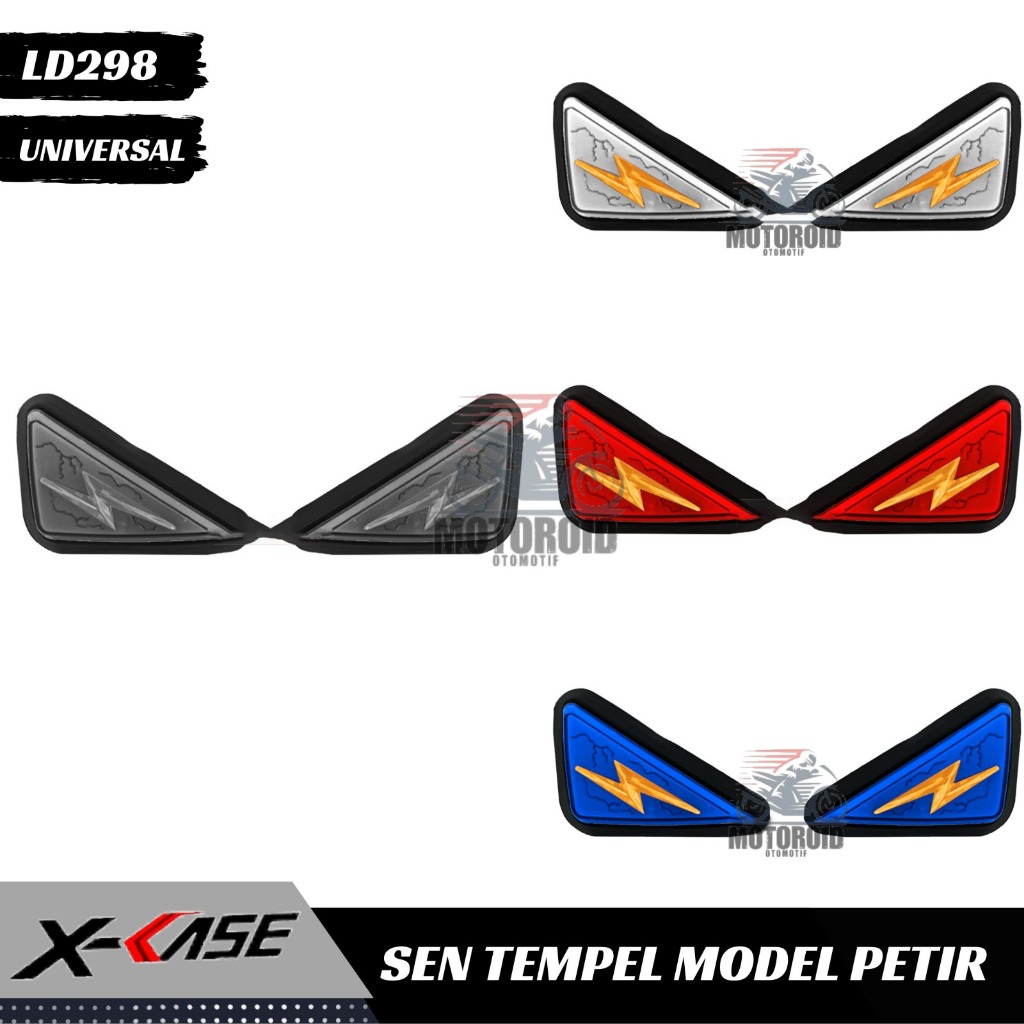 LAMPU SEN TEMPEL 298 NEW SEGI TIGA BARU SEN PAIRING BELAKANG RUNNING motor