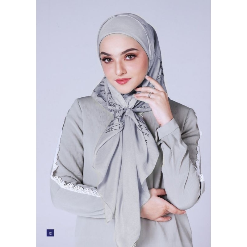 MANDJHA HIJAB IVAN GUNAWAN ORI - MERCIFULL ASH GREY