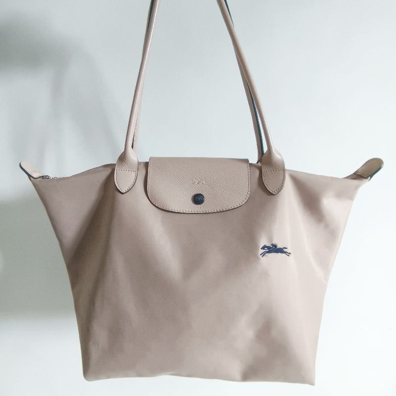 PRELOVED Authentic Longchamp Large Le Pliage Club Nylon Tote Shoulder Bag