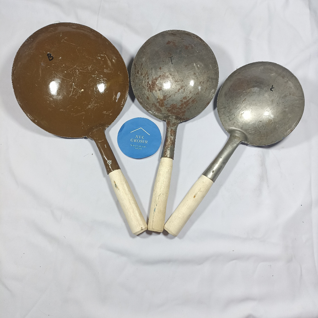 CIDUK BERAS WAJAN MIE NASI GORENG IKAN TELUR GODOK REBUS KACANG KACANGAN TEBAL BULAT BAJA PLAT DRUM 