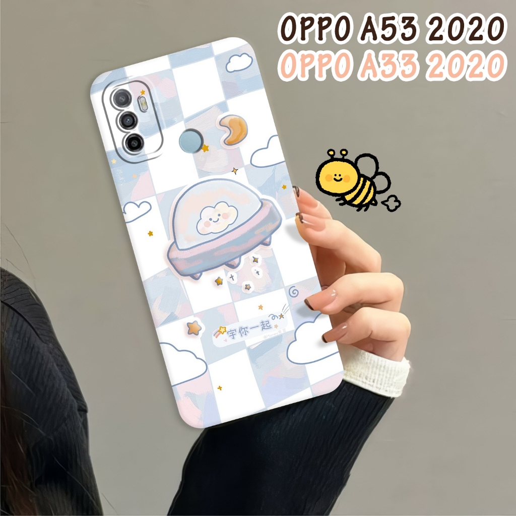 Softcase OPPO A53 / A33 2020 Case Motif Kartun Silikon Softcase Pro Kamera