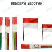 Bendera Merah Putih tanpa peluit 10pcs dan Peluit 20pcs
