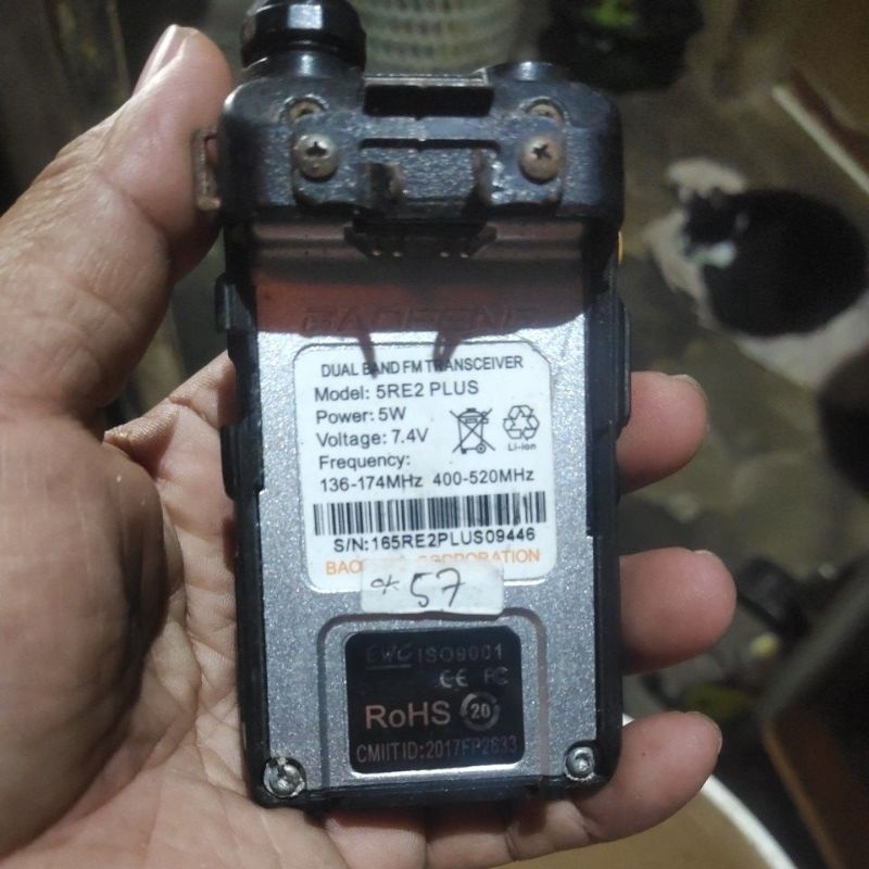 HT BAOFENG 5RE2 PLUS HT BAOFENG DUALBAND BAOFENG