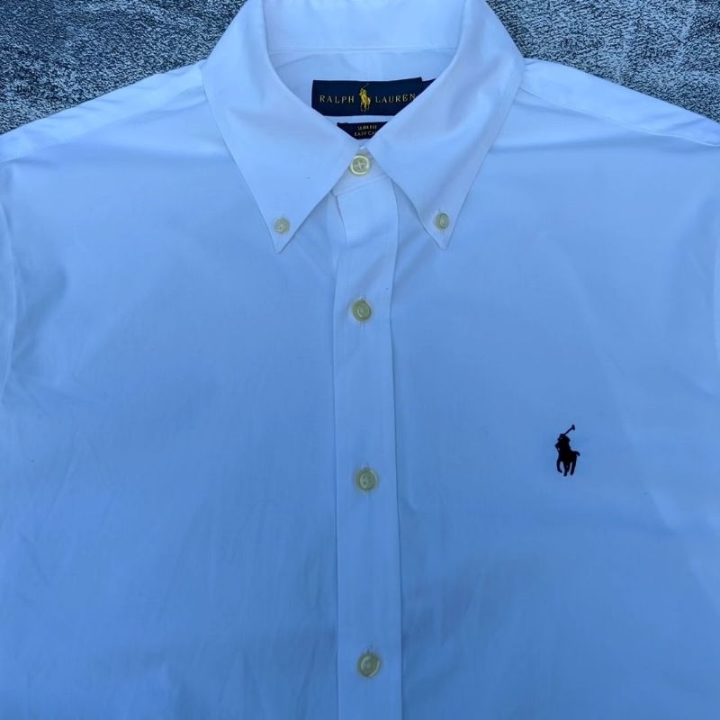kemeja putih polo Ralph Lauren