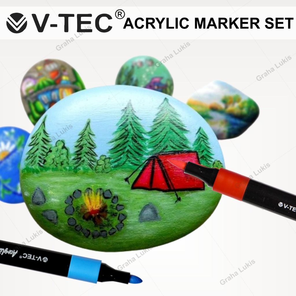 

H7Y V-TEC MARKER ACRYLIC SET 36