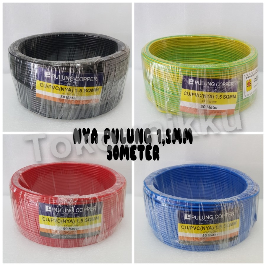 KABEL LISTRK NYA PULUNG 1,5MM PANJANG 50 M