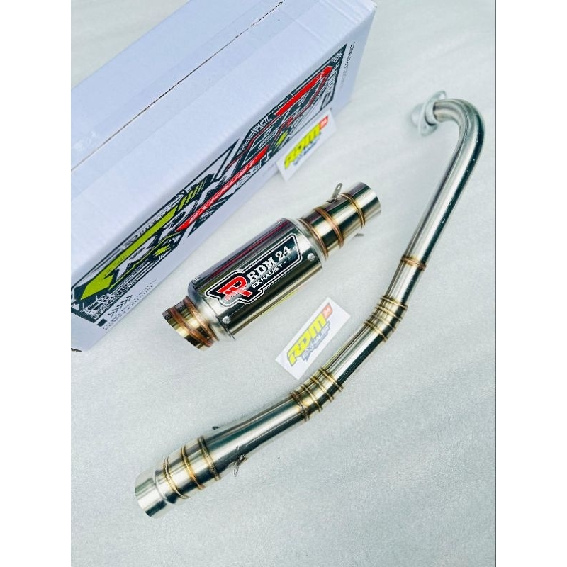 Knalpot kompetisi drag 130cc-200cc jupiter vega smash shogun supra bore up harian _ original RDM24 E