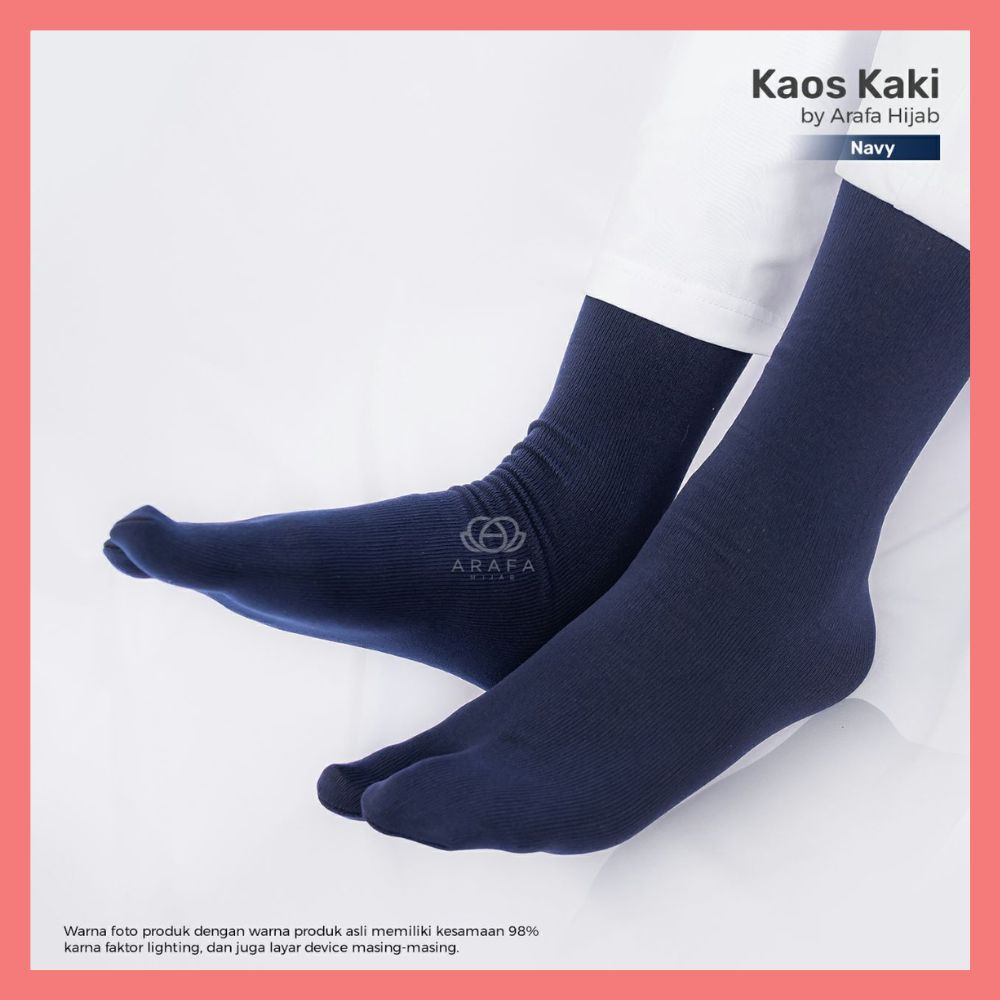 Kaos Kaki Jempol Muslimah Panjang Polos Spandek Nylon Premium