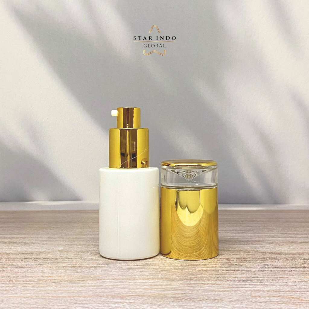 Botol Kaca 30 ml / Botol Kaca Pump 30 ml / Botol Serum 30 ml / Botol Skincare 30 ml
