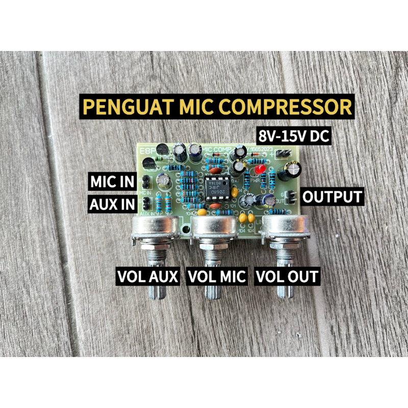 PENGUAT MIC COMPRESSOR MUSIK MIXER LIMITER