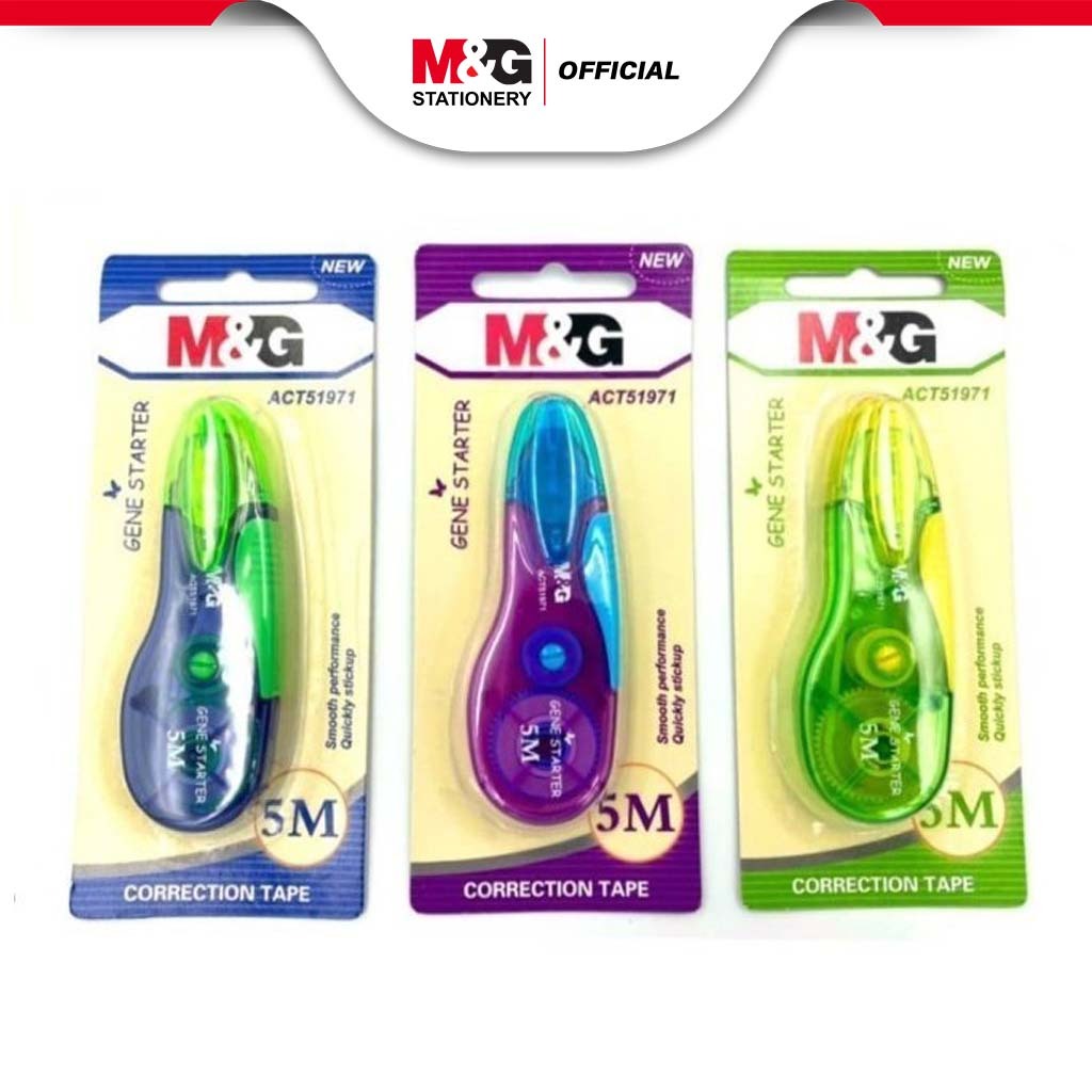 

M&G Mini Correction Tape 5M x 5mm with Soft Rubber Grip