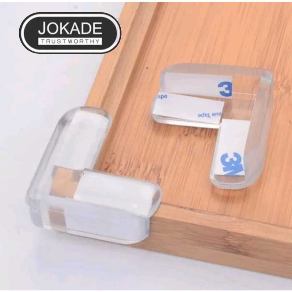 karet siku meja L karet anti bentur penahan siku meja kursi lemari bentuk L