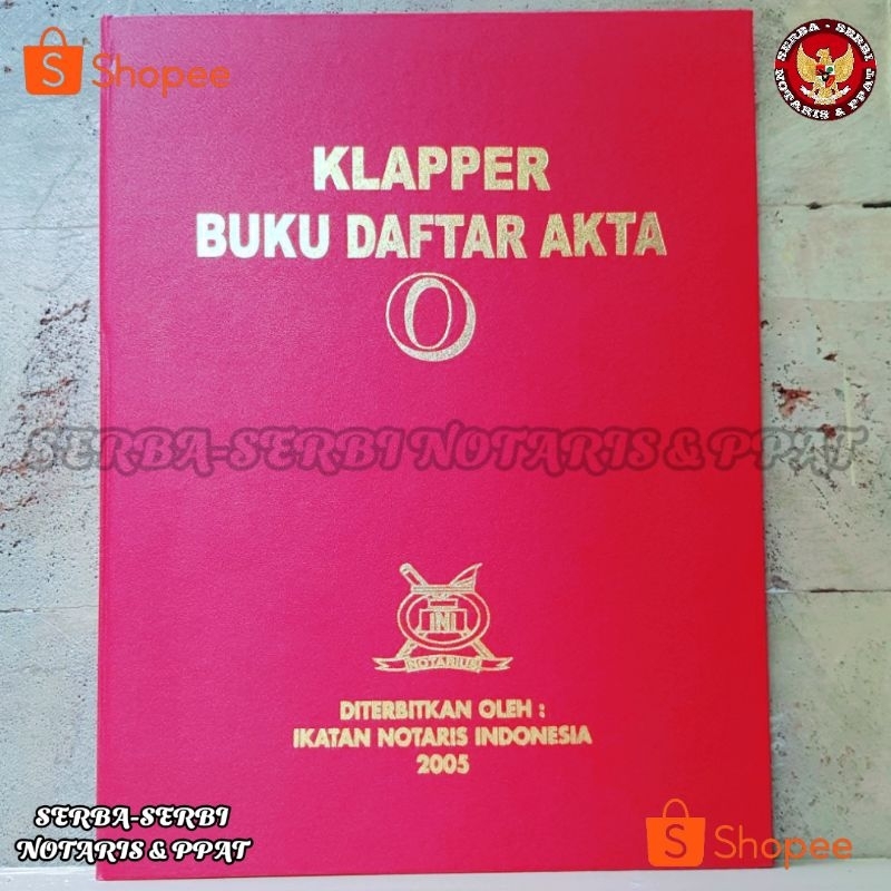 

Buku klapper daftar akta abjad huruf O