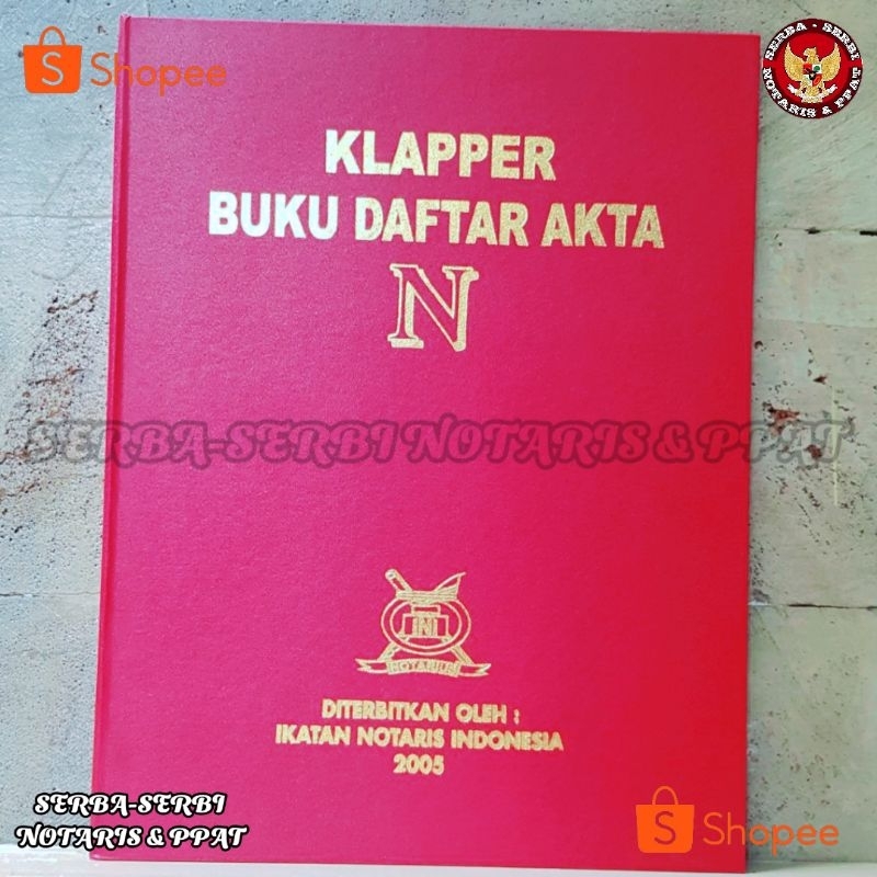 

Buku klapper daftar akta abjad huruf N