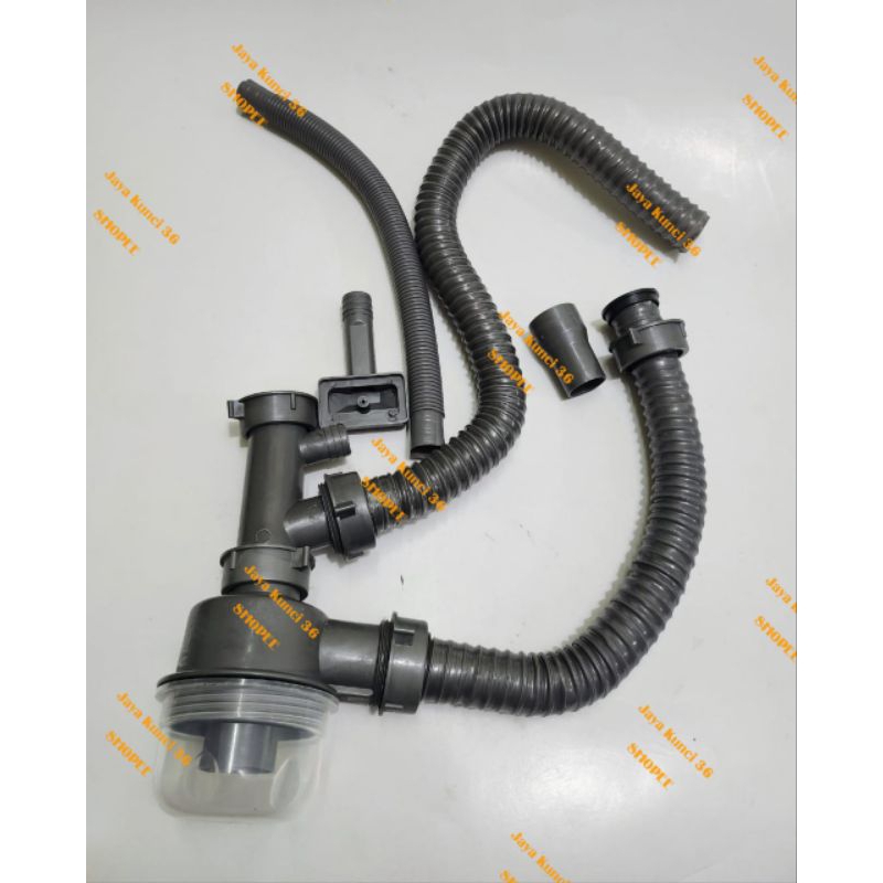 Selang Bak Cuci Piring Cabang / Selang Pembuangan BCP Anti Bau + Afur