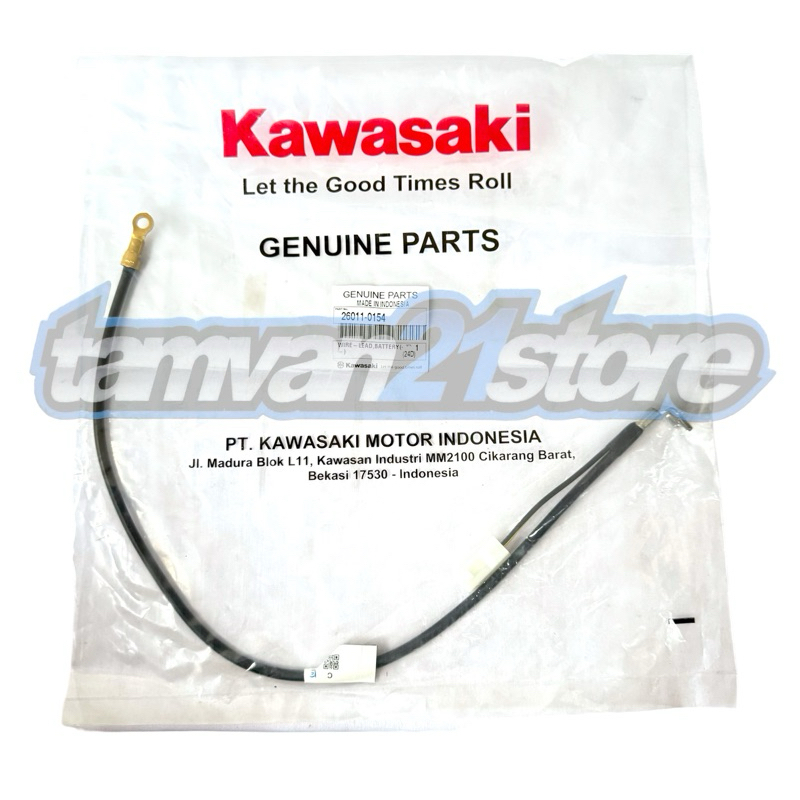 KABEL AKI NEGATIF (-) KLX 150 KLX 140 ORIGINAL