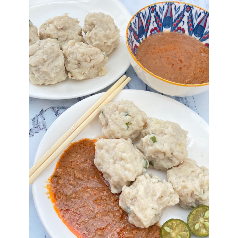 

Siomay ikan tenggiri asli