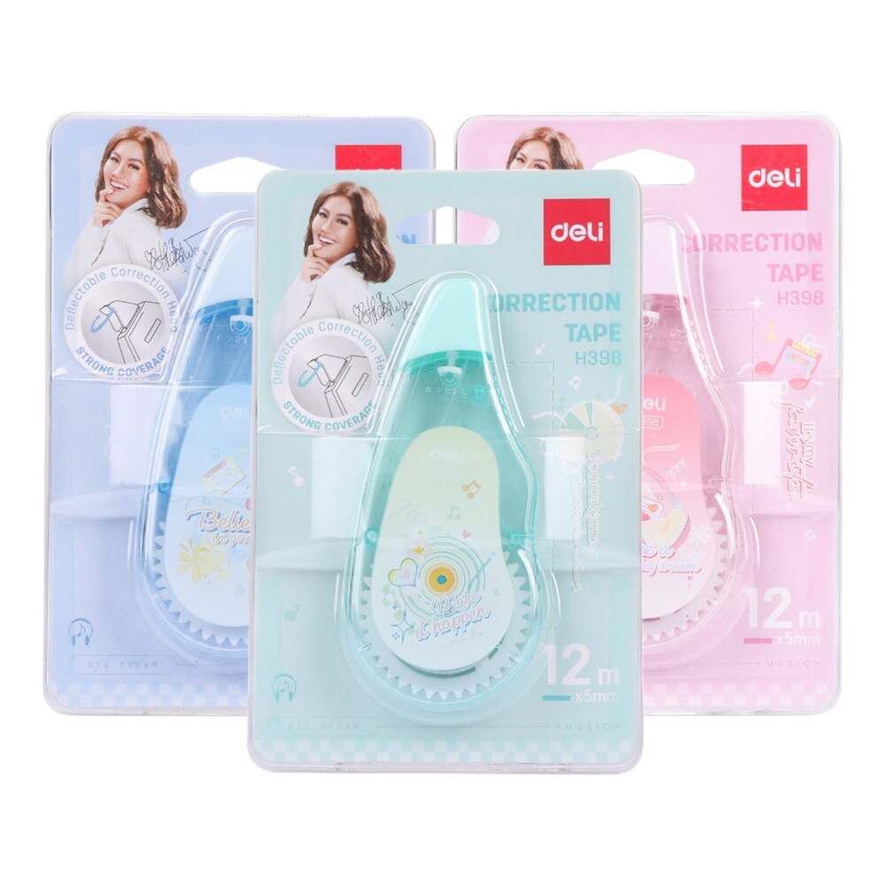 

Tip Ex Kertas Roll Correction Tape DELI H398 ( 8 Meter )