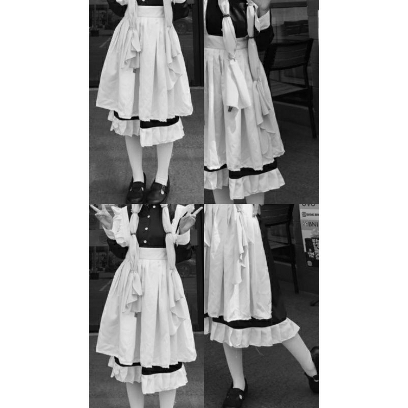 [PRELOVED] COSTUME COSPLAY MAID LONG VERSION HIJAB FRENDLY