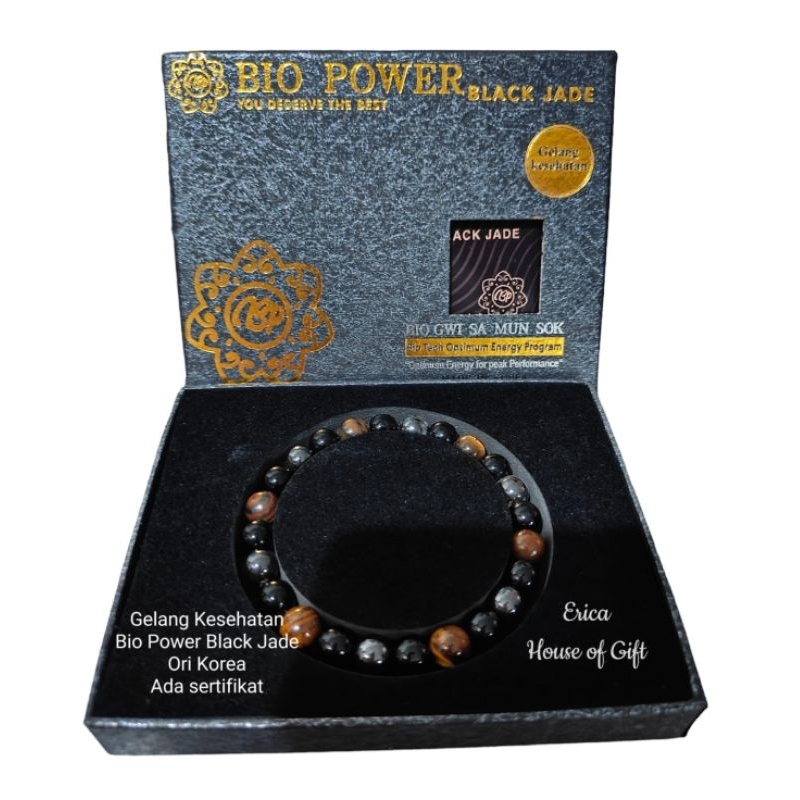 Bio Power Black Jade Gelang Kesehatan