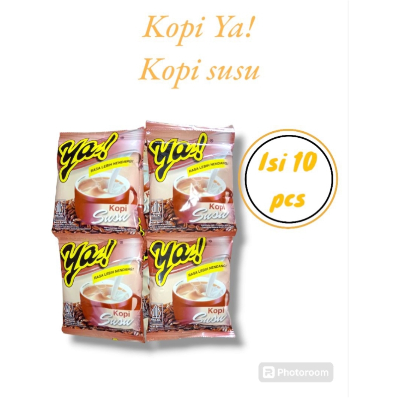 

Kopi YA! kopi susu 10 × 28 g [HARGA 1 RENTENG] kopi susu / kopi YA! / kopi