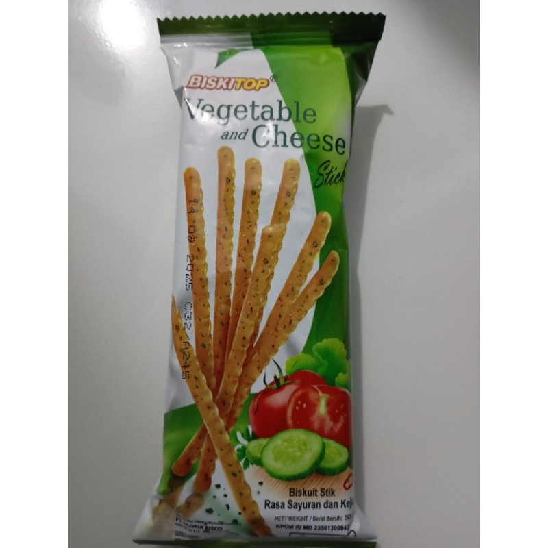 

Biskitop Vegetable and Cheese stick 50 gr