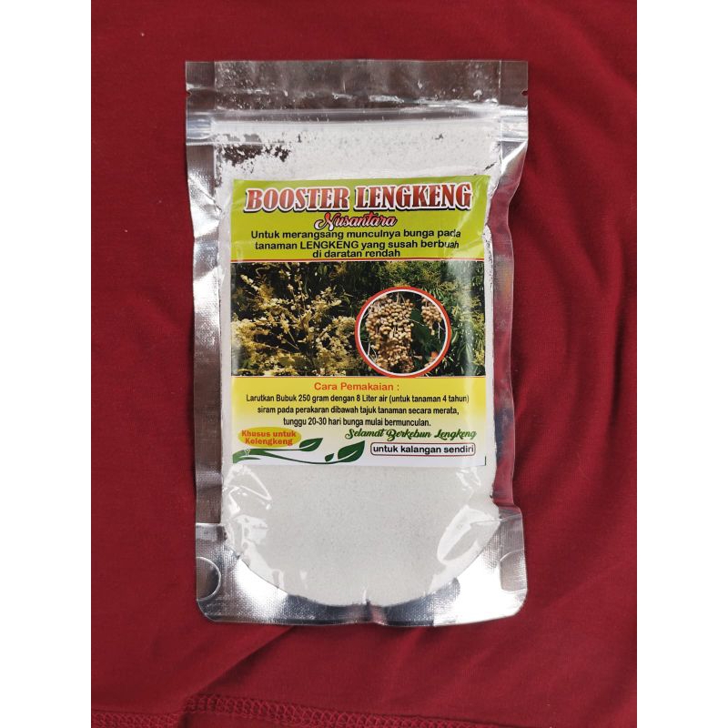 BOSSTER KELENGKENG MURNI 250gr serbuk.