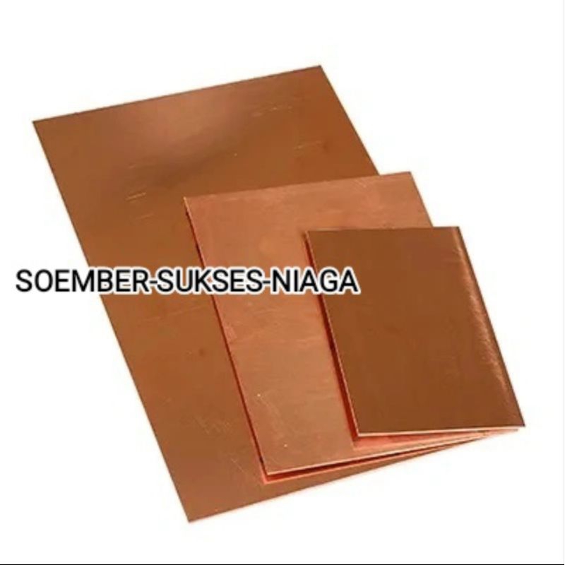 plat tembaga copper tembaga asli 0.5mm 10cm x 10cm