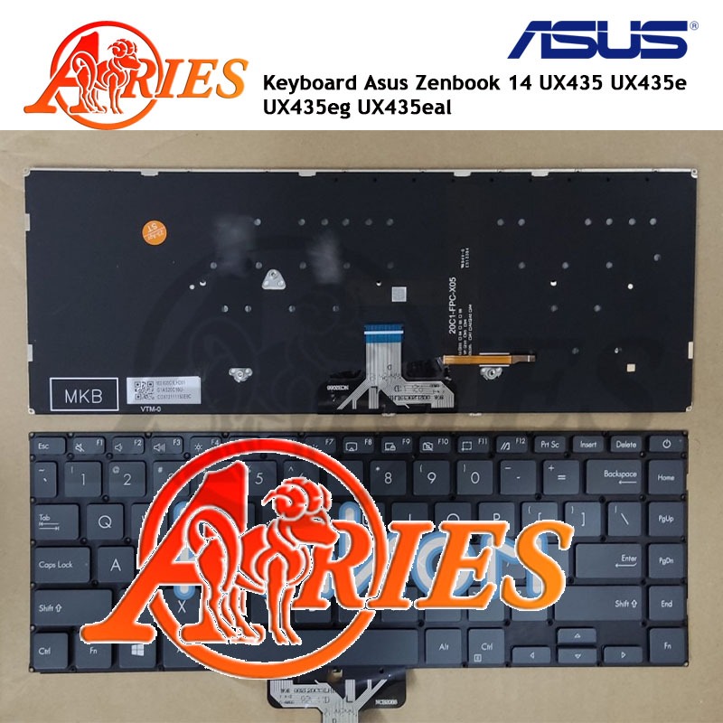 Keyboard Laptop Asus Zenbook 14 UX435 UX435e UX435eg UX435eal