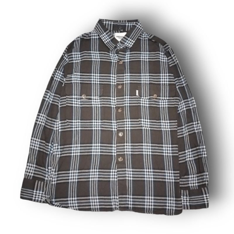 Flanel Highty - Charcoal Grey
