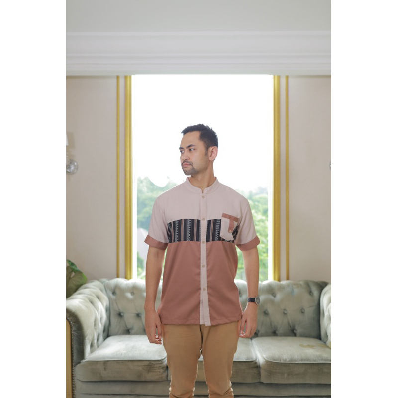 Pakaian kemeja pria ZIDANE KOKO by DYA ID