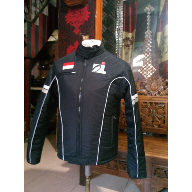 jaket motor sablon Iwan fals