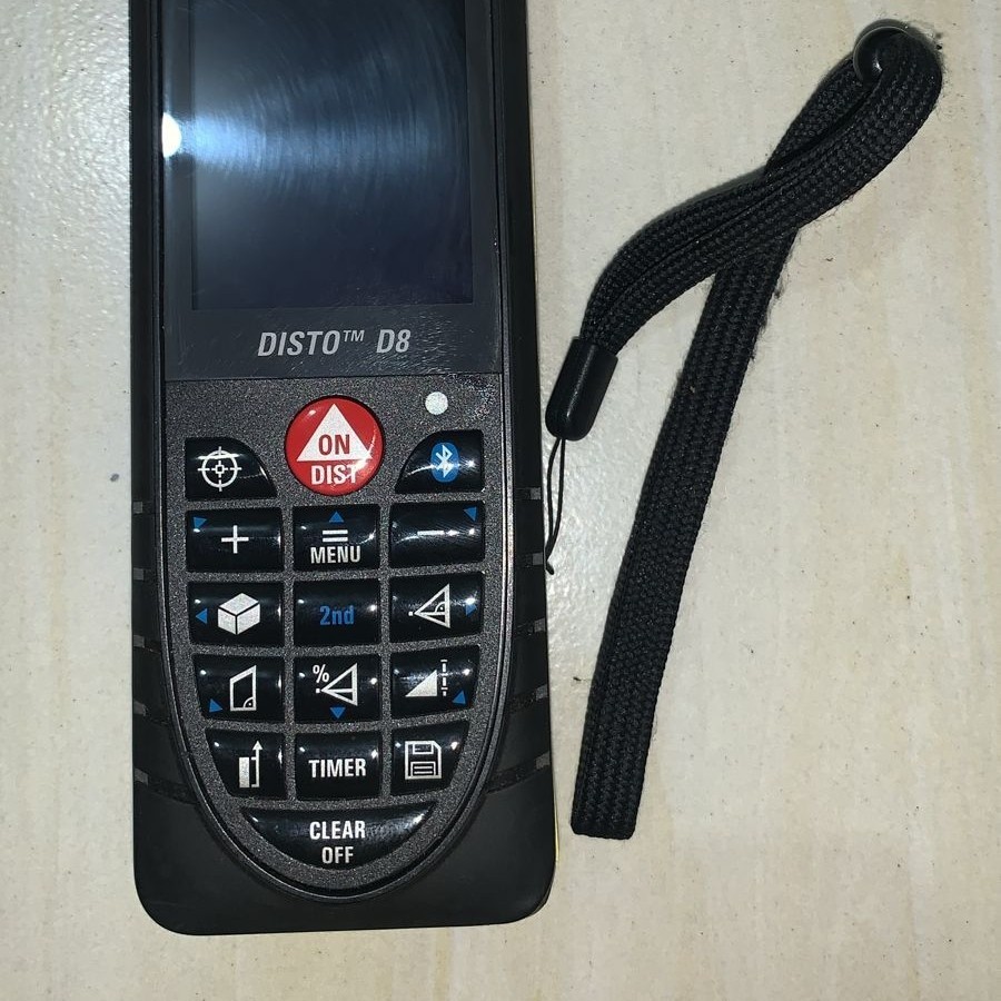 Laser Distance Meter Leica Disto D8 Bekas Second 200 Meter